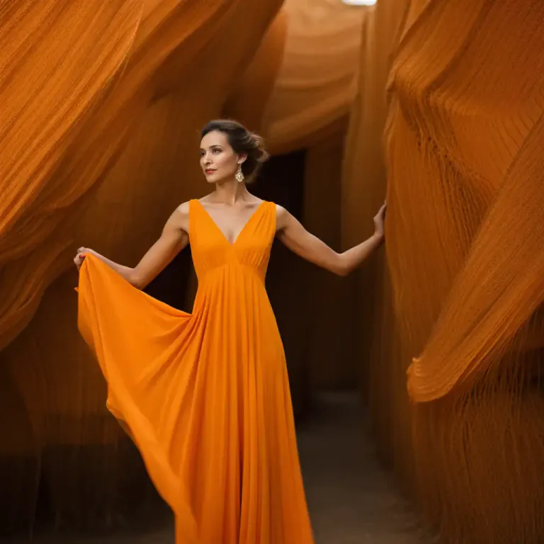 Visual representation of "ochre" - Having a yellowish-orange color