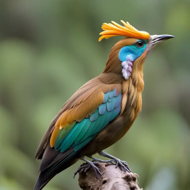 Visual representation of "coronet" - In zoology, a rounded projection on an animal's body, like the crest on a bird's head