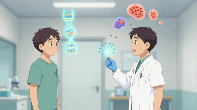 Visual representation of "allogenic" - Describing cells or tissues originating from a genetically different individual of the same species.