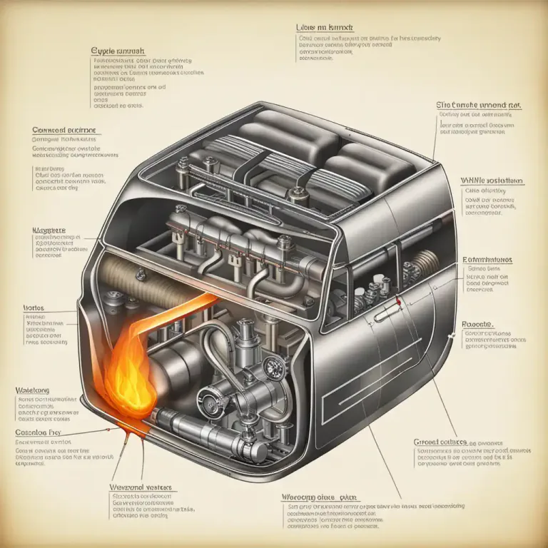 Visual representation of "cylinder" - The part of an engine where fuel is burned