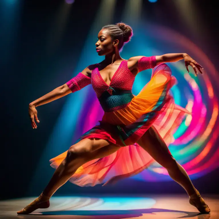 Visual representation of "rhythm" - A strong, regular, repeated pattern of movement in dance