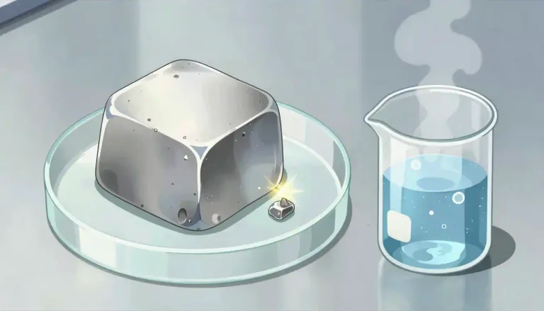 Visual representation of "sodium" - A soft, light, and extremely reactive metal that is a chemical element of atomic number 11.