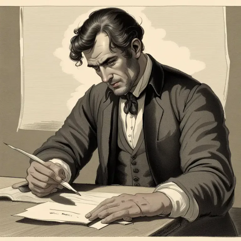 Visual representation of "write out" - To write someone or something out of a document, agreement, or story