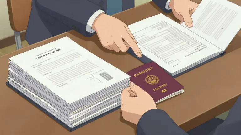 Visual representation of "documentation" - The documents, records, or papers needed for something