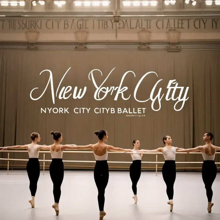 Visual representation of "ballet" - The company of people who perform this type of dance.