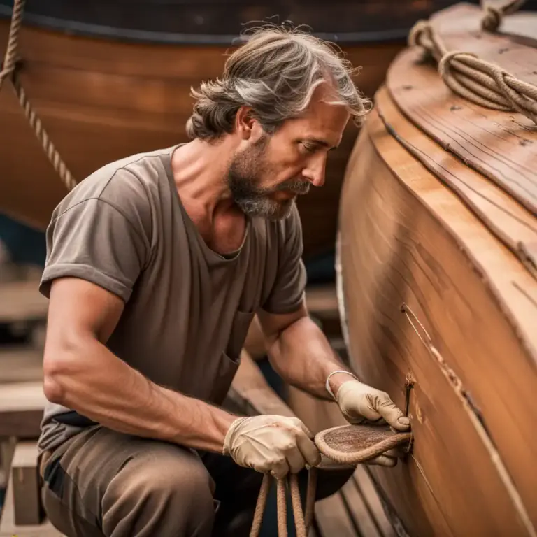 Visual representation of "oakum" - A material made from old rope, used for filling gaps or cracks.
