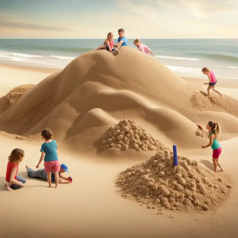 Visual representation of "hill" - A heap or mound of something