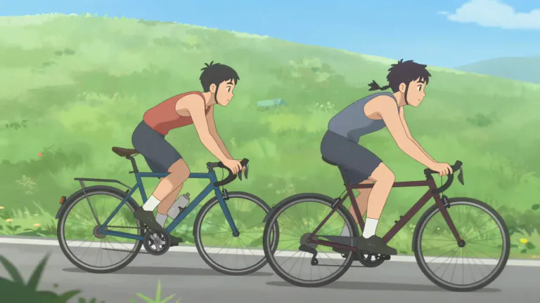 Visual representation of "tandem" - Two things together in a particular order or pattern