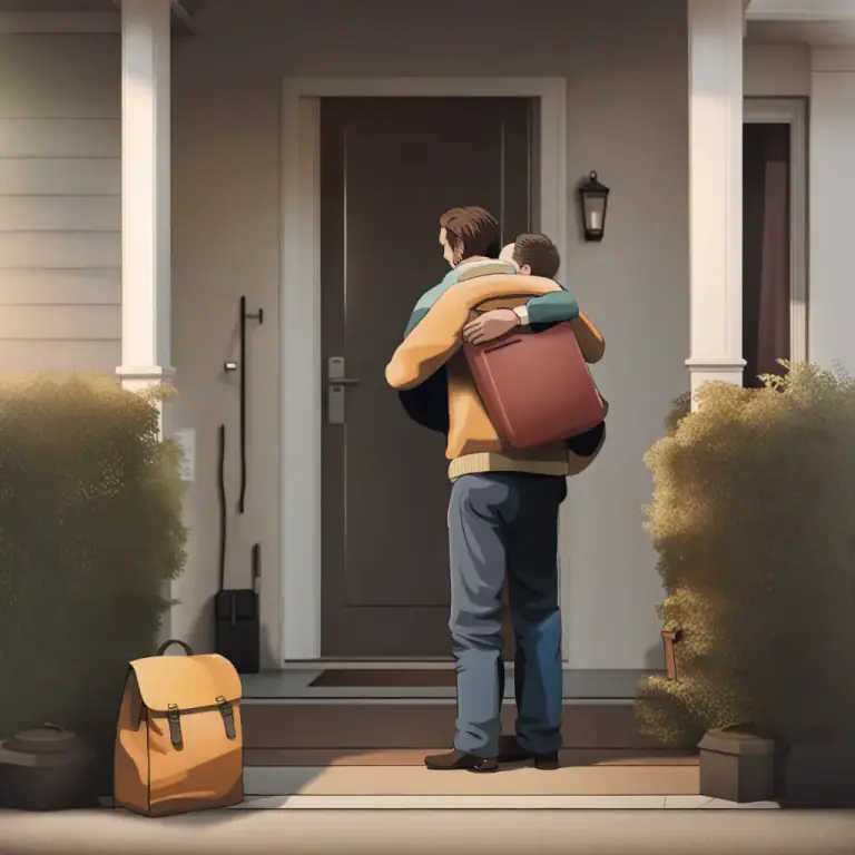 Visual representation of "visitation" - The right or act of visiting someone, especially in the context of a parent visiting their child after divorce or separation