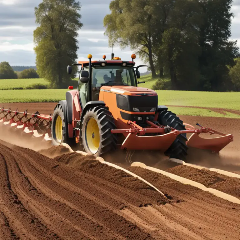 Visual representation of "plough back" - To turn soil over using a plough in preparation for planting.
