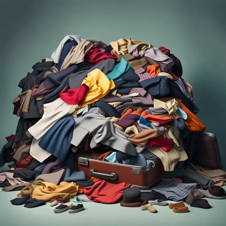 Visual representation of "jumble" - To mix things together in a disorderly way.