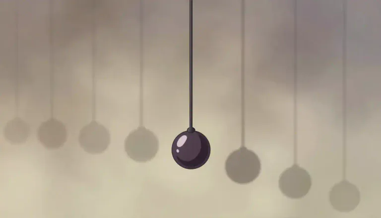 Visual representation of "amplitude" - The amount of change in something, like a wave.