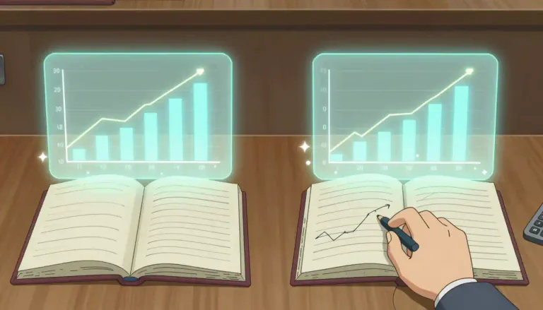 Visual representation of "discrepant" - Referring to differing data sets or measurements that should agree.
