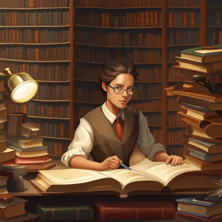 Visual representation of "sleuth" - To act as a detective; search for information.