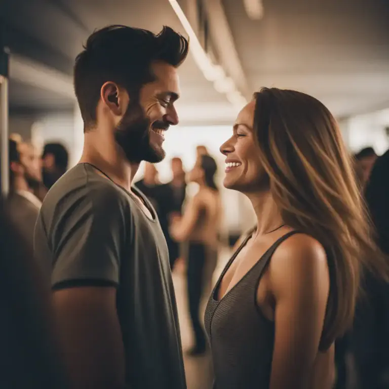 Visual representation of "come over" - Move towards or be attracted to a person
