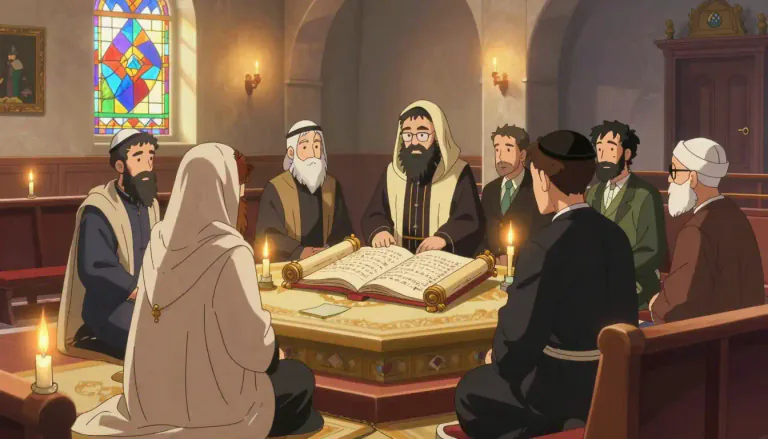Visual representation of "judaism" - A religion of Jewish people based on beliefs and practices in the Hebrew Bible and Talmud
