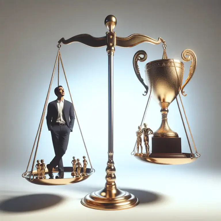 Visual representation of "worth" - The level at which someone or something deserves to be valued or rated.