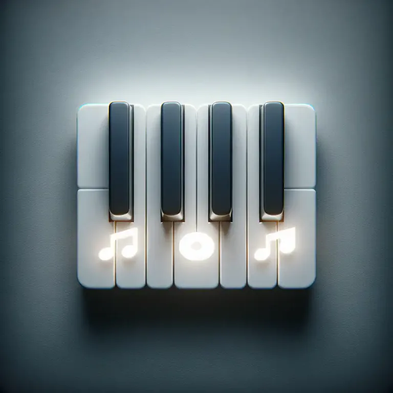 Visual representation of "triad" - In music, three notes that can be stacked vertically in thirds.