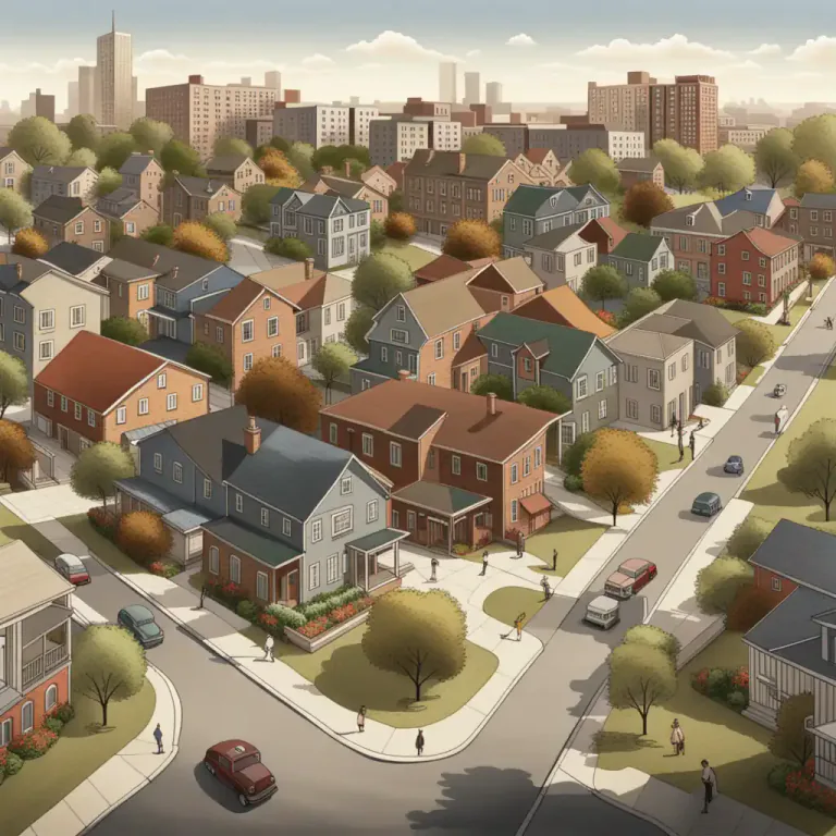 Visual representation of "hood" - A neighborhood