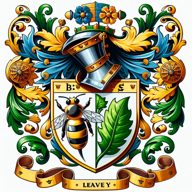 Visual representation of "rebus" - A representation of syllables or words by means of pictures or symbols, often used in heraldry or sculptures.