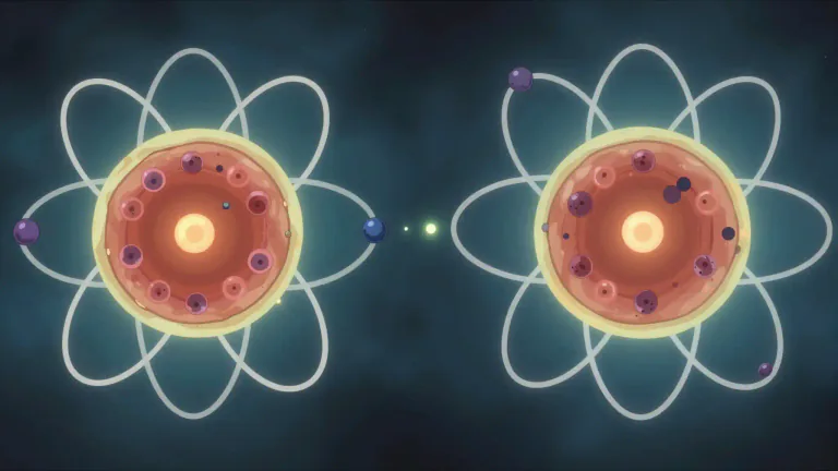 Visual representation of "isotope" - An isotope refers to atoms of the same chemical element that have the same number of protons in their nuclei but different numbers of neutrons.