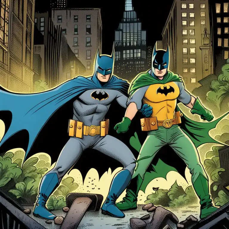 Visual representation of "robin" - The name of Batman's sidekick in comic book and media adaptations.