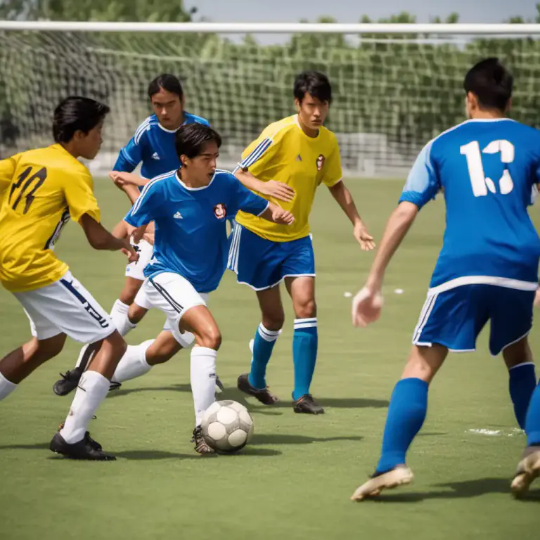 Visual representation of "defensive" - Relating to the attempt to prevent an opponent from gaining points in a game or sports competition