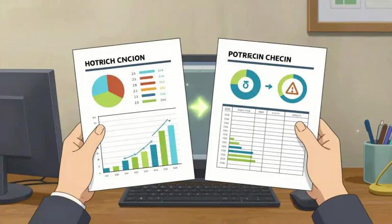Visual representation of "comp" - A term for comparing two items, often data.