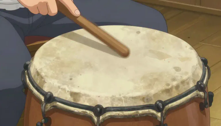 Visual representation of "tambour" - A drum or drum-shaped object.