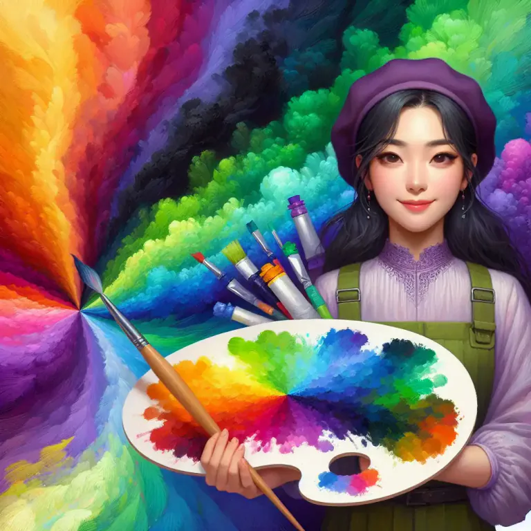 Visual representation of "blue" - Color between green and violet
