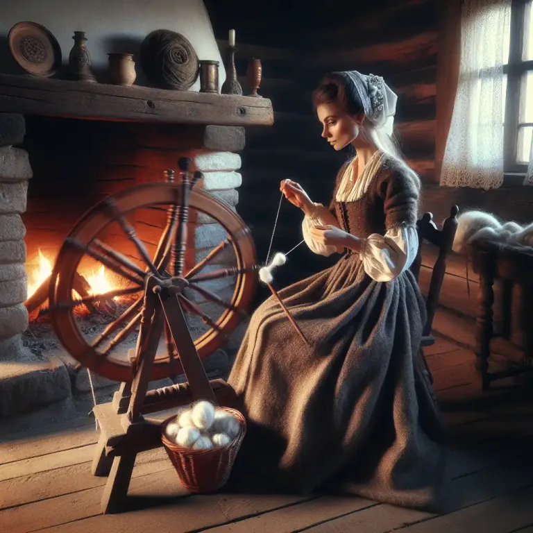 Visual representation of "on the distaff side" - Related through female family members