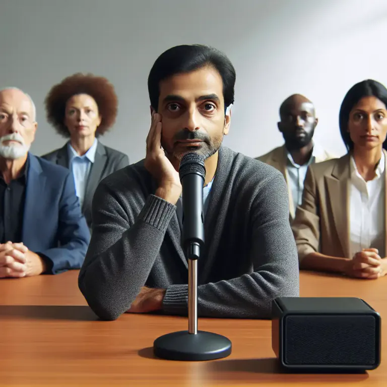 Visual representation of "toneless" - Lacking emotion or interest