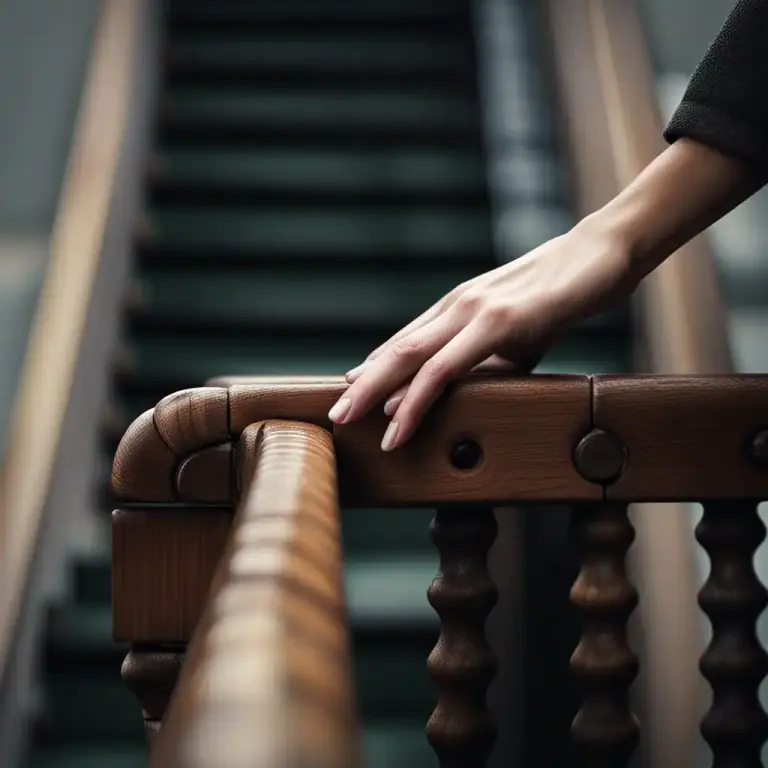 Visual representation of "cling on to" - To tightly hold or grip something