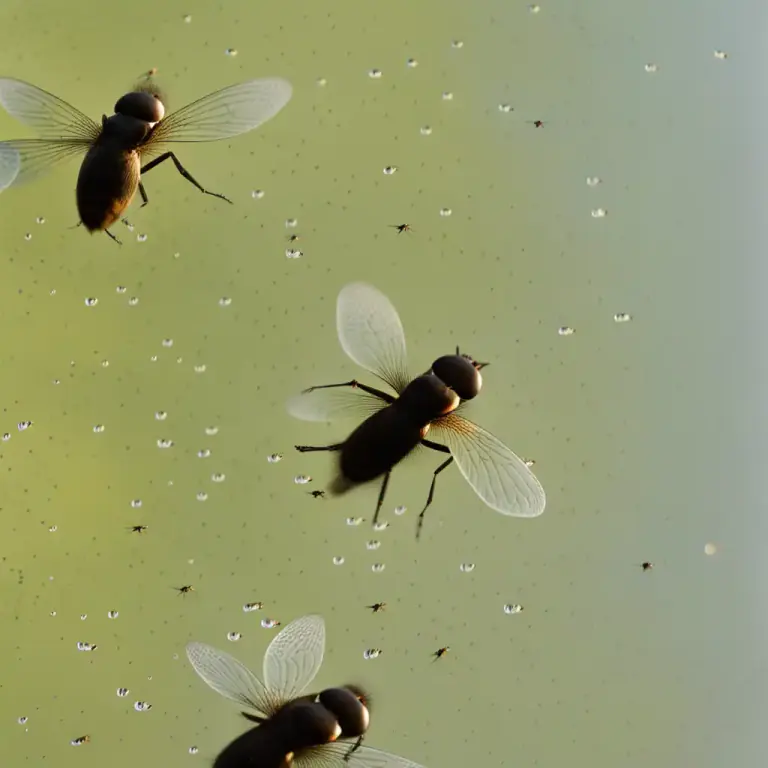 Visual representation of "midge" - A small, two-winged fly that is often seen near water