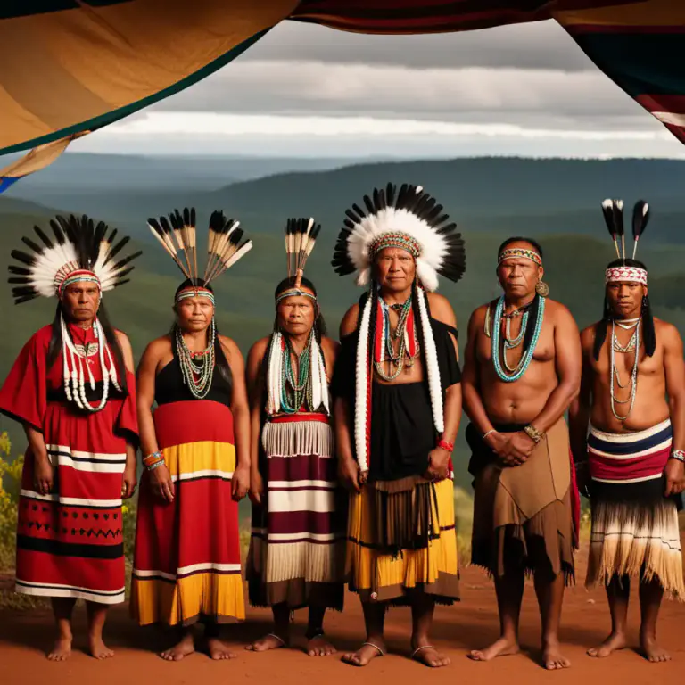 Visual representation of "native" - The first people to live in a place