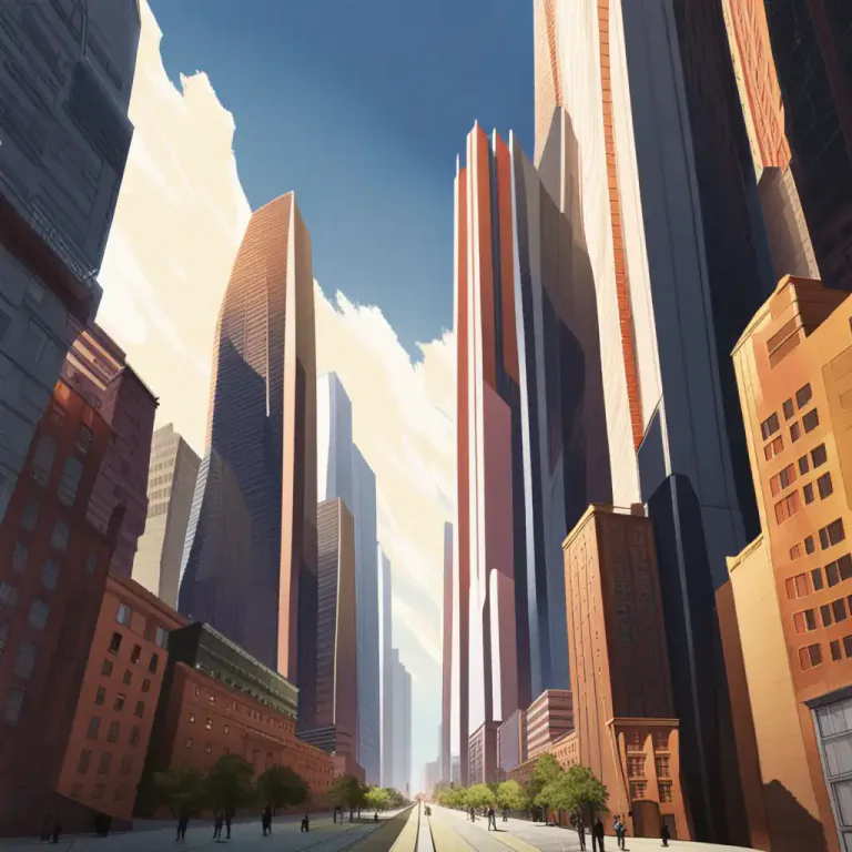 Visual representation of "canyon" - Any situation or environment that feels very narrow and confined.
