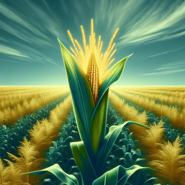 Visual representation of "tassel" - The part on some plants, such as corn, where the male flowers grow