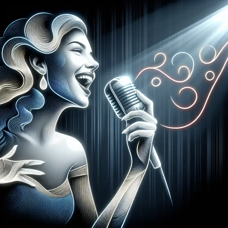 Visual representation of "warbler" - A person who sings with a trilling voice.