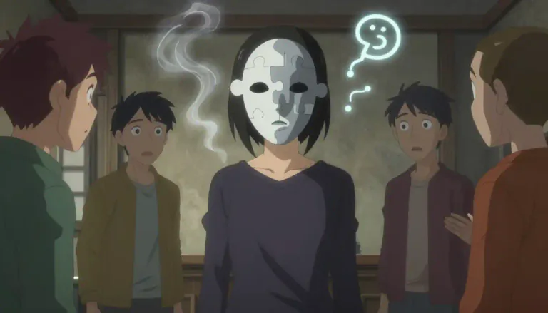 Visual representation of "enigma" - A person or thing that is mysterious or difficult to understand