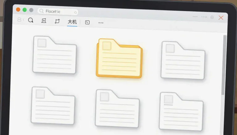Visual representation of "filename" - A name given to a file in a computer to identify it
