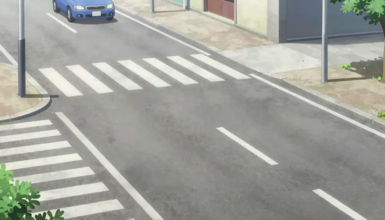 Visual representation of "crossing" - A place where two roads, paths, etc. meet, especially when one must cross the other
