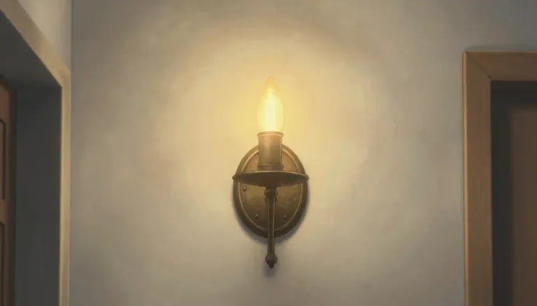 Visual representation of "sconce" - A structure or fixture that holds a candle or light, often used for illumination.