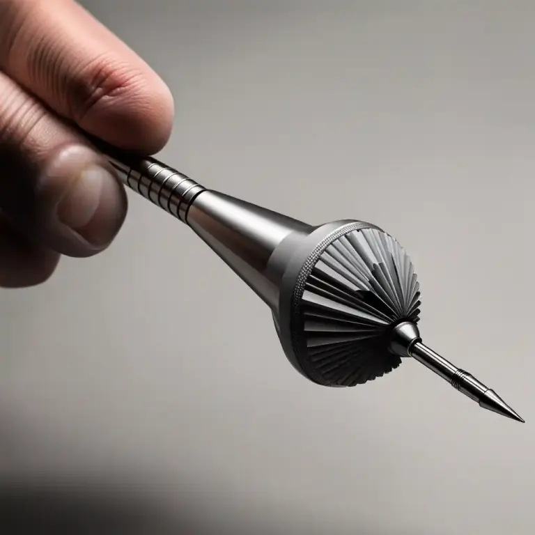 Visual representation of "tungsten" - In the context of dart games, a dart with a point, barrel, shaft, and flight made of or containing the metal tungsten. Tungsten darts are considered higher quality due to their weight and durability.