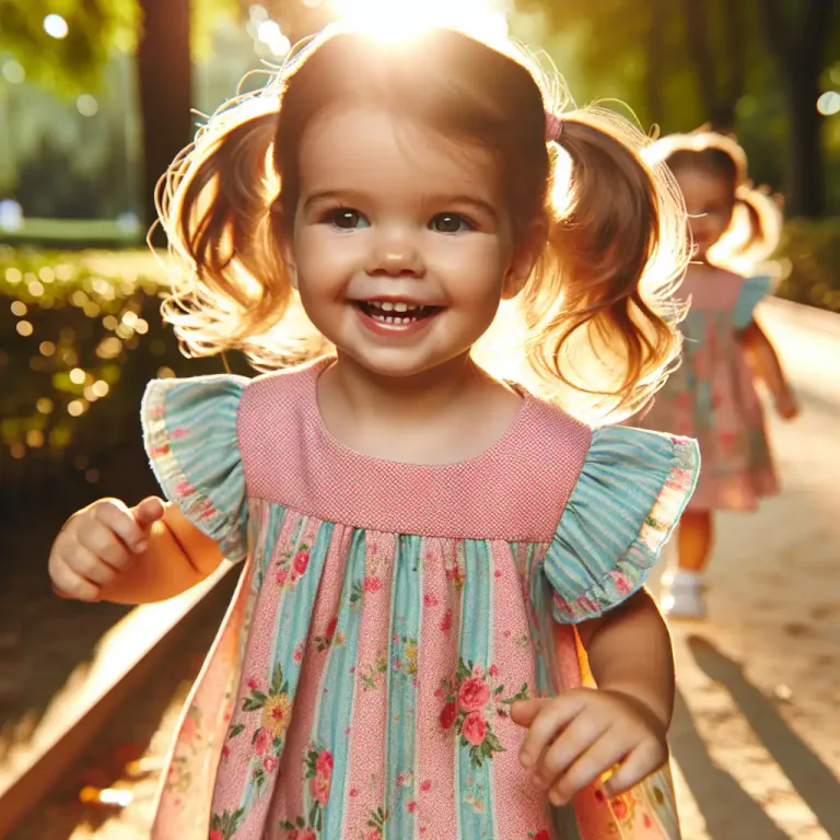Visual representation of "trot" - A toddler's short run or jog