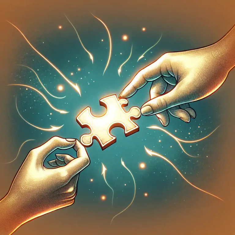 Visual representation of "back and forth" - In lively, animated conversation or exchange of thoughts.
