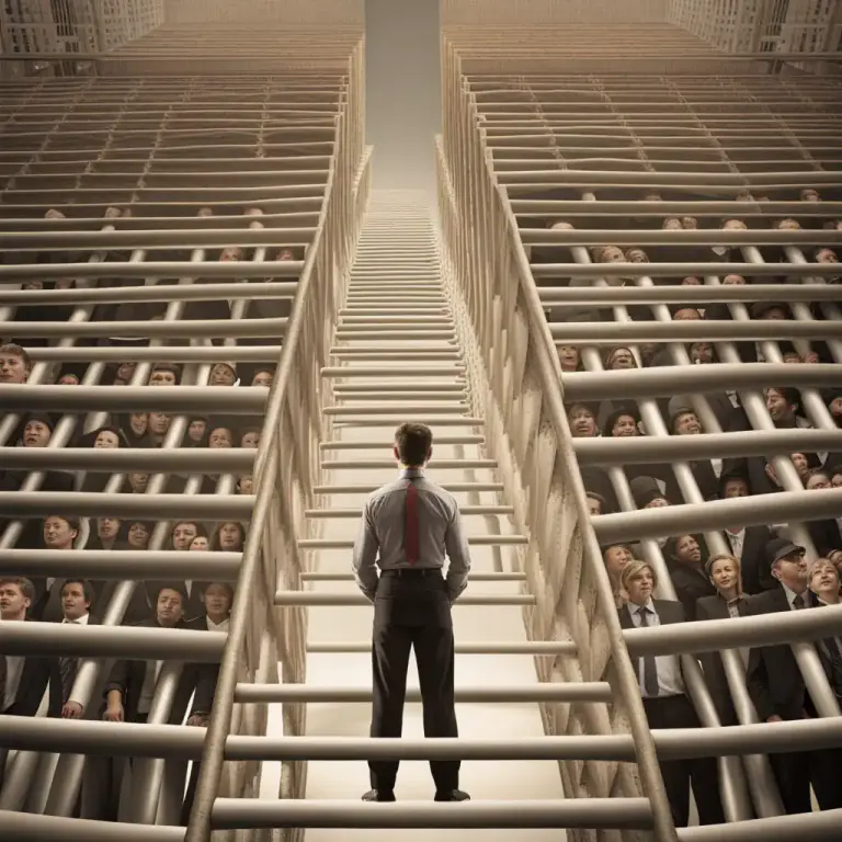 Visual representation of "the lowest of the low" - The lowest rank in a particular social or professional hierarchy