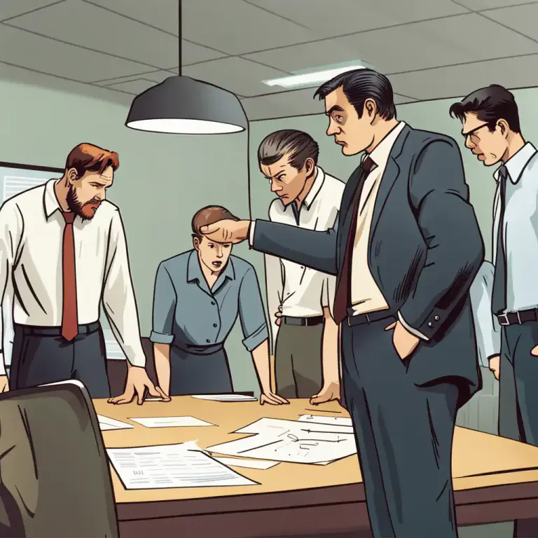 Visual representation of "pull apart" - To criticize someone or something severely