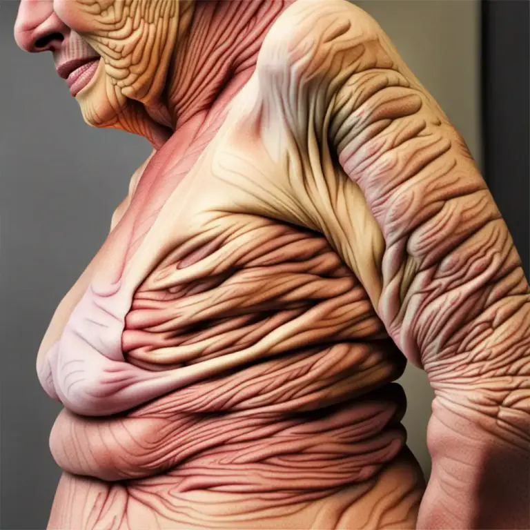 Visual representation of "hidebound" - Hindered or restrained by very tight skin