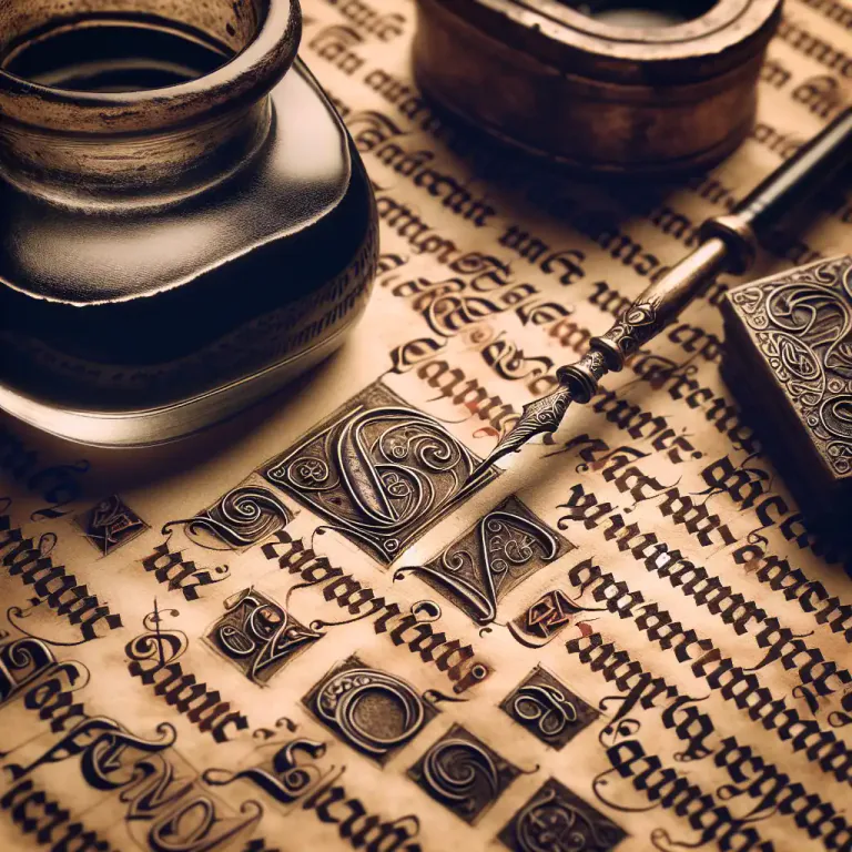 Visual representation of "nonpareil" - A type of printing type of a particular size