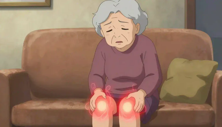 Visual representation of "rheumatic" - Related to, suffering from, or caused by rheumatism, a disease that makes your joints or muscles hurt.